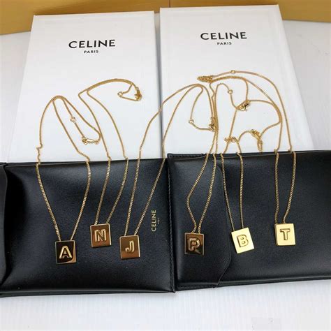 celine alphabet necklace f|celine alphabet necklace.